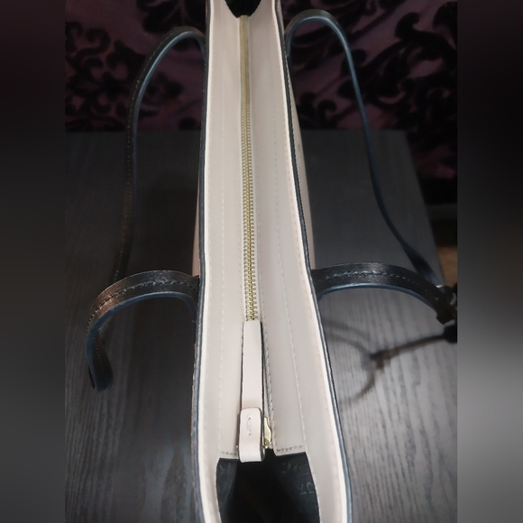 Kate Spade New York Wright Place Karla  Two-Tone Black and Pink Tote - Picture 8 of 8